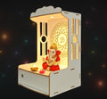 Alpine Willow Temple for Home with Door (Height-20 inches) I Puja Mandir with Door for Home with Doors I Pooja ghar I Wooden Temple I Laddoo Gopal mandir I Devghar I Pooja Unit I Puja Stand