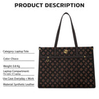 Lavie Signature Women's Kentucky Monogram Tote Laptop Bag | Tote Laptop Bag for Work | Ladies Purse | Stylish Shoulder Bag | Gift for Women