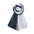 FAHABO Scarf Woman Premium Self-Woven Jersey Scarves | Hijab Scarf | Headscarf | Neck Scarf | Stoles | Wraps (Shades of Black)