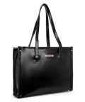 LEGAL BRIBE Textured Tote bag (Glossy Black)