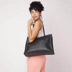 Fastrack Chic Spacious Laptop Tote Bag for Women Fits Upto 14 Laptop | Stylish Casual Bag for Ladies, Women, Girls | College, Work Bag Made of Faux Leather