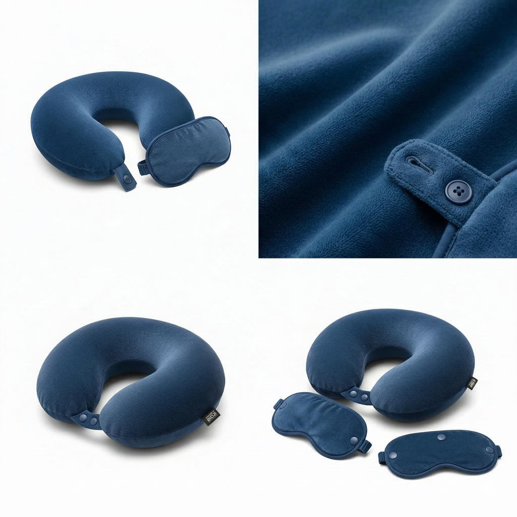 Eye Sleep Mask for Men & Women, Soft Light Blocking Mask with Adjustable Strap, Falalin Non-Woven Cotton Fabric, Comfortable Travel Eye Cover for Home, Flight, Relaxation (Off white pack of 2)