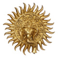 Artvarko Brass Sun Om Ganesha Bell Wall/Door Hanging for Home Decor Entrance Ganpati Gift Murti Statue Success Office Decoration Diwali Chaturthi Pooja