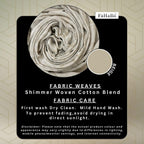 FAHABO Shimmer Geometric Woven Cotton Blend Scarf for Women – Lightweight Hijab & Stole Wrap | 73 x 29 Inches (Beige)