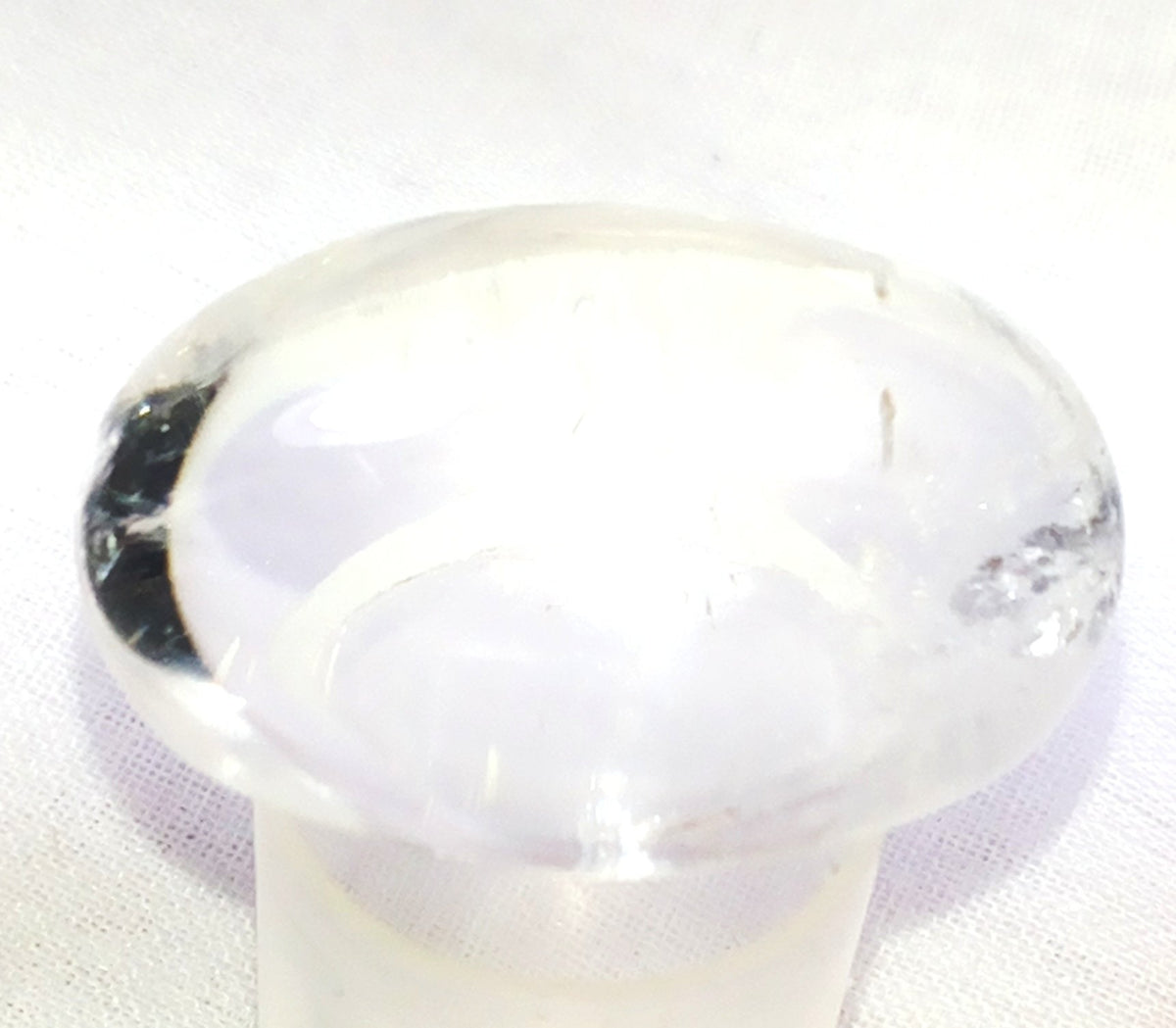 Urancia®Natural Sphatik Lingam Spatik 89.5cts No Glass Like Others for Pooja Siva Linga Sadashiva