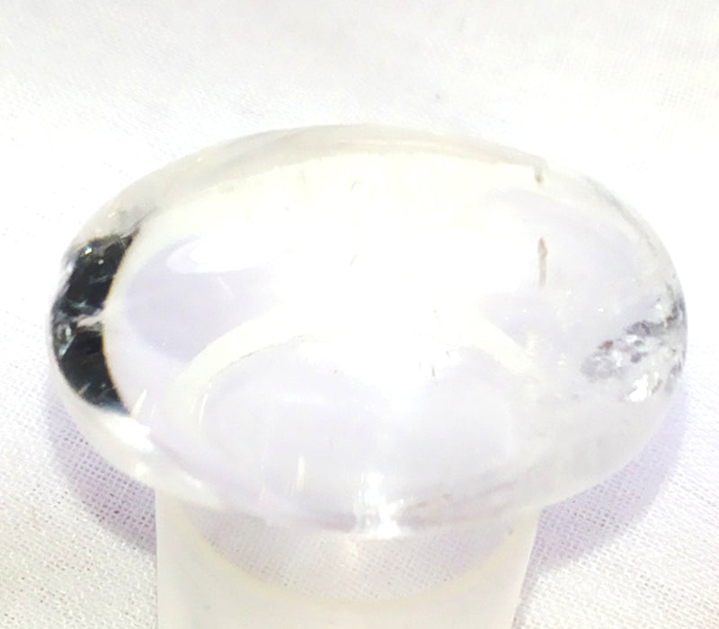 Urancia®Natural Sphatik Lingam Spatik 89.5cts No Glass Like Others for Pooja Siva Linga Sadashiva