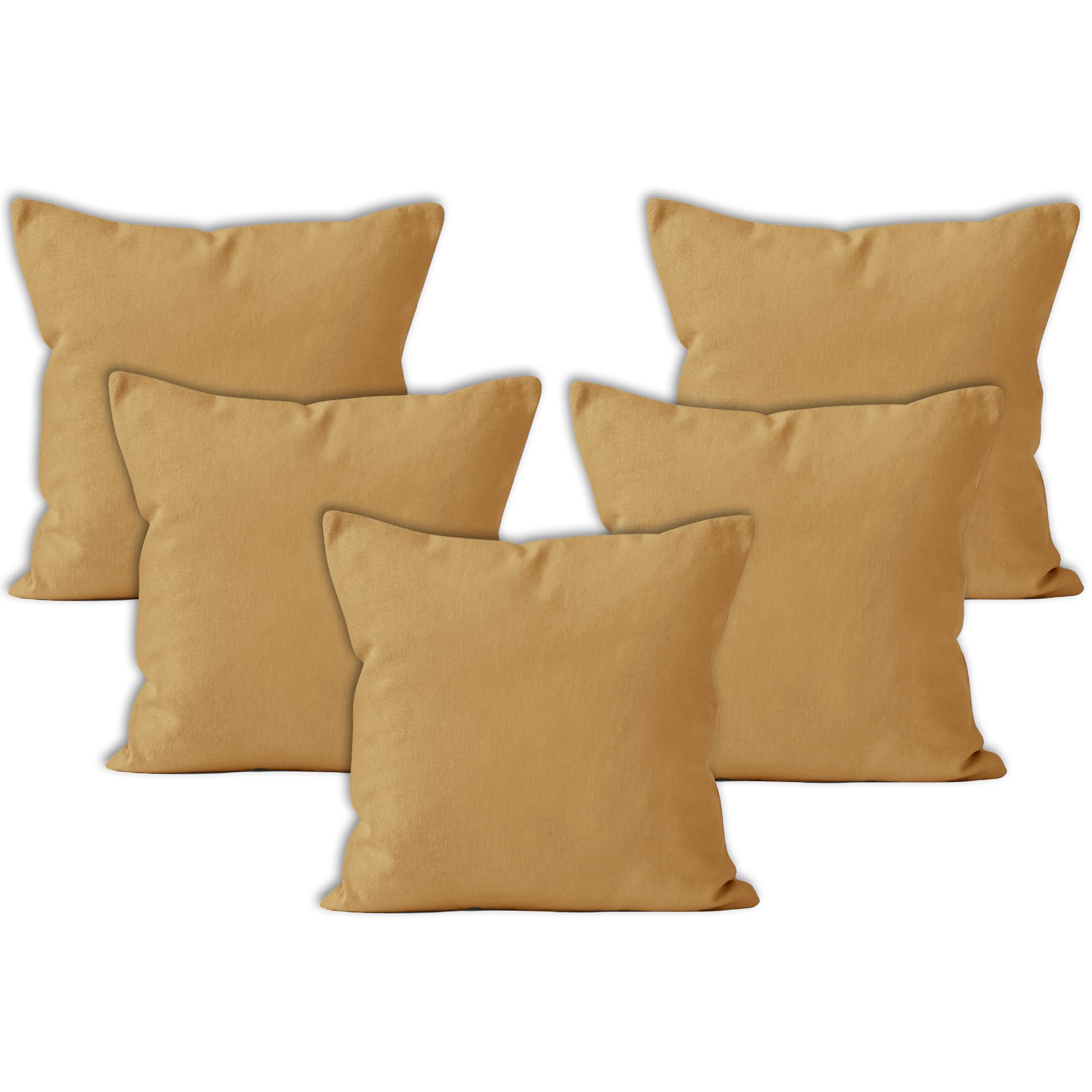 Encasa XO Cushion Covers, No Inserts, Cotton Throw Pillow Cases