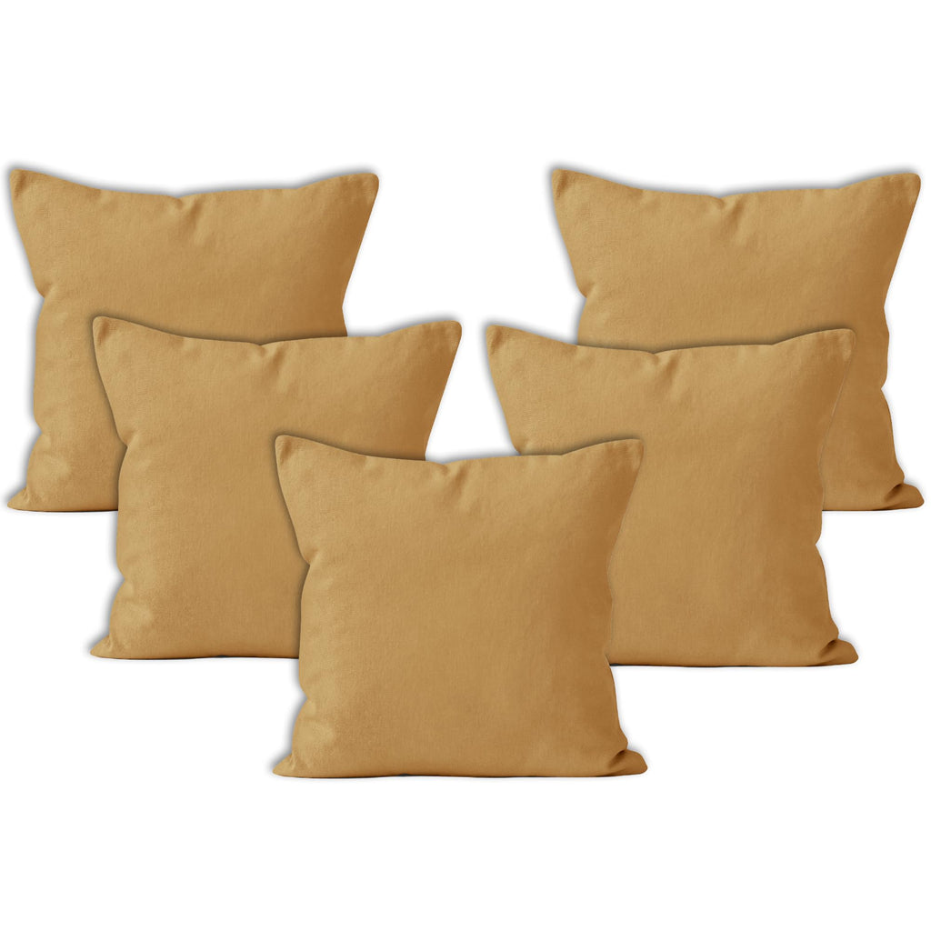 Encasa XO Cushion Covers, No Inserts, Cotton Throw Pillow Cases