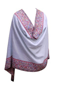 Kabello Winter Accessories For Women And Girls Woolen Shawl For Women 30 Grams Cream Pack Of 1 (M6)
