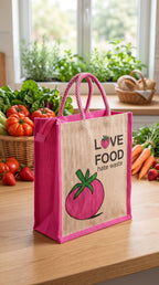 NEXUS Love Food Re-usable Jute Bag