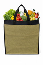 Canvas Shopping Bag Big Heavy Duty Large Eco Cotton Cloth Grocery Shopping Bag for Men Ladies Vegetable Milk Fruits with Hand Carry Handle Lunch Box Jhola Tote Bags Large Size 52x43x23