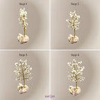 Serein Clear Quartz Crystal Tree Showpiece Good Luck Feng Shui Bonsai Trees Crystal Healing Positive Energy Artificial Plant Home Decoration Hall Decoration for Birthday & Marriage Gifts