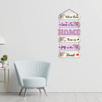 Artvibes When There Is Love In The Home Decorative Wall Art MDF Wooden Wall Hanger for Home | Decor Hanging Ornaments | Modern Decor Items | Wall Poster | Artworks Hangings | Unique Gift (WH_6606N)