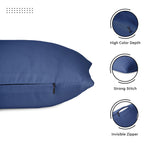 Encasa XO Cushion Covers, No Inserts, Cotton Throw Pillow Cases