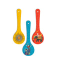Artvibes Madhubani Art Wooden Wall Hanger For Home | Office | Living Room | Gift | Modern Decoration Items | Kitchen Wall Decor | Home Decor Hanging Items (Wh_5010N), Set Of 3