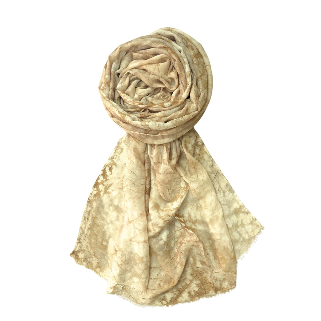 FAHABO Digital Print Mal Mal Cotton Scarf for Women – Soft, Lightweight Hijab, Head & Neck Wrap | Stylish Fashion Scarf (Hazelnut Beige)