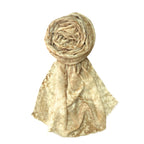 FAHABO Digital Print Mal Mal Cotton Scarf for Women – Soft, Lightweight Hijab, Head & Neck Wrap | Stylish Fashion Scarf (Hazelnut Beige)