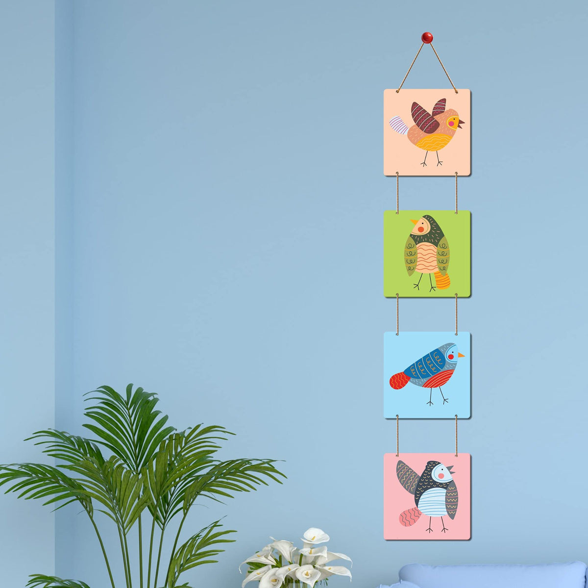 Artvibes Quotes Designer Square Wall Hanger MDF Wooden for Home Decor | Office | Living Room | Bedroom | Gift | Decor Item | Home Decoration Items stylish | Wall Hanging Decorative Items,(WH_3306NR)