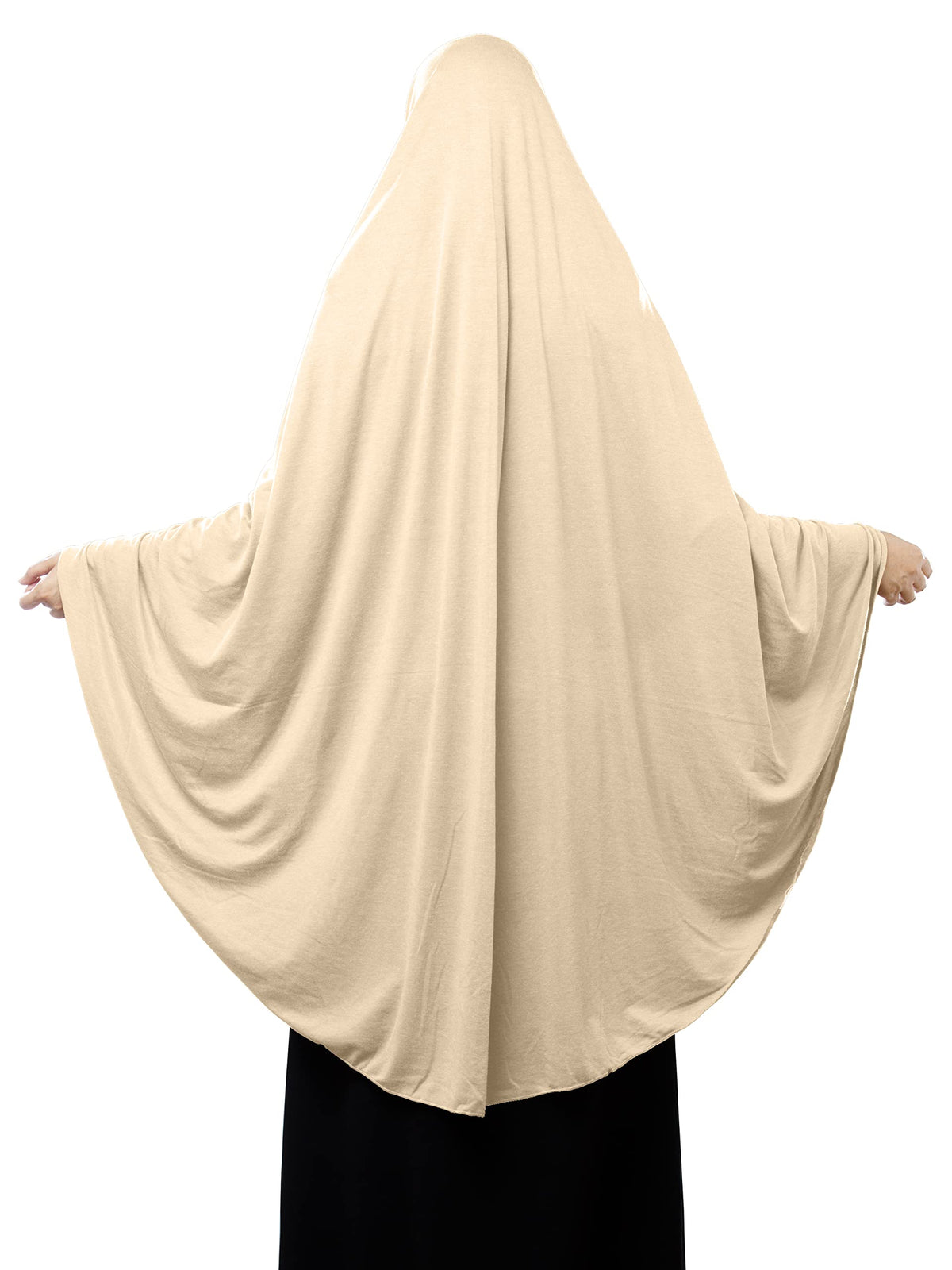 Mehar hijab Modest Women's Poly Cotton Designed iCRA Feel Good Fabric ZAKIA HIJAB (Wheat, XX-Large)