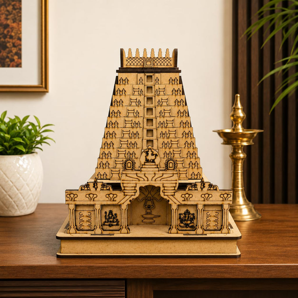 Shri Ramanathaswamy Rameshwaram Temple Replica 4 x 3 x 2 Inch