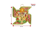 KridayKraft Ganesha Metal Statue,Ganpati Wall Hanging Sculpture,Metal Swastik Ganesha Murti Lucky for Home & Office,Religious Showpiec Gift idol on Diwali,Birthday,Wall Decorative Feng Shui Article...