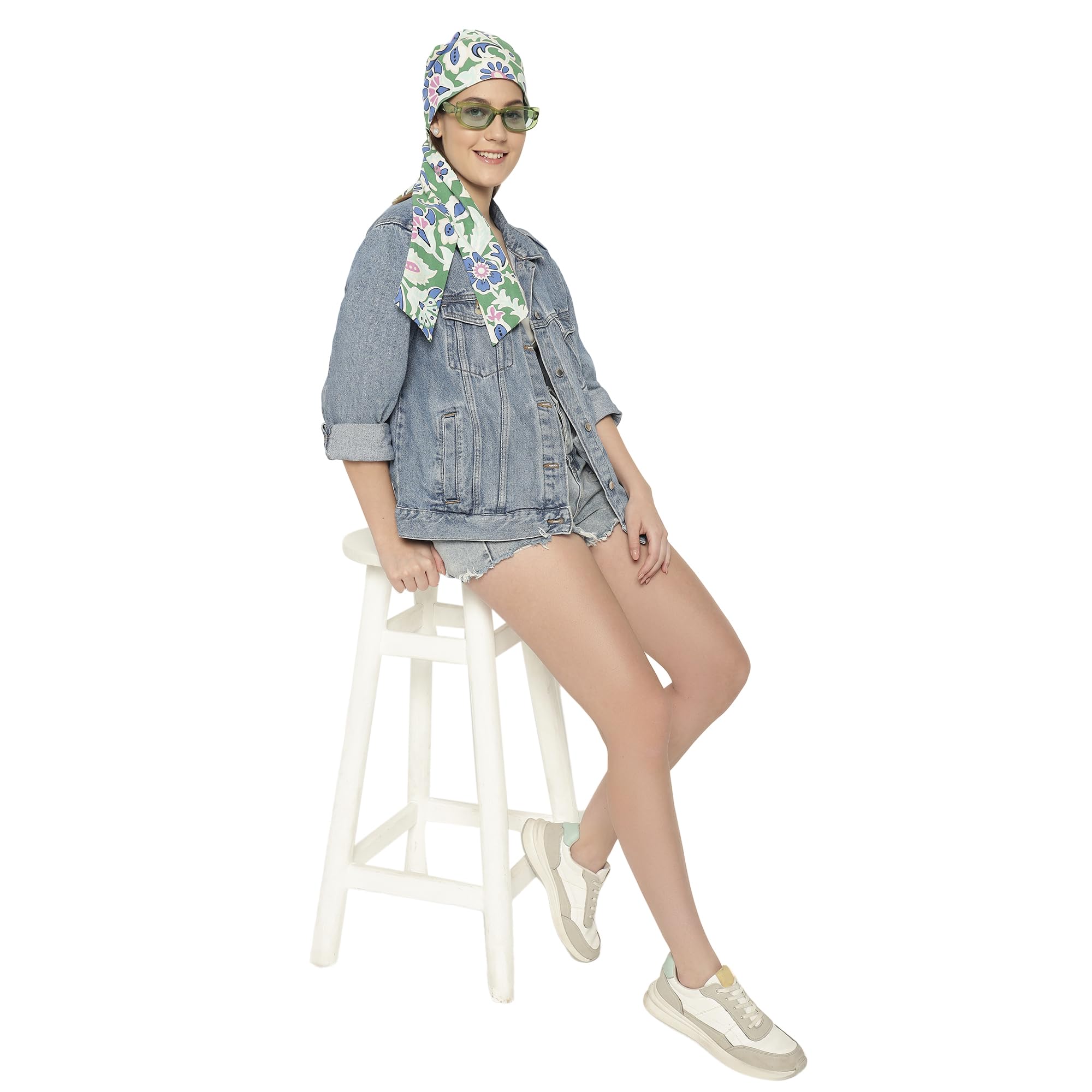 The Headscarves Premium Cotton Printed Headscarf for Women – Soft Chemo Headwear, Stylish Hijab Cap, Breathable Headwrap for Hair Loss, Modest Fashion Scarf & Cancer Turban