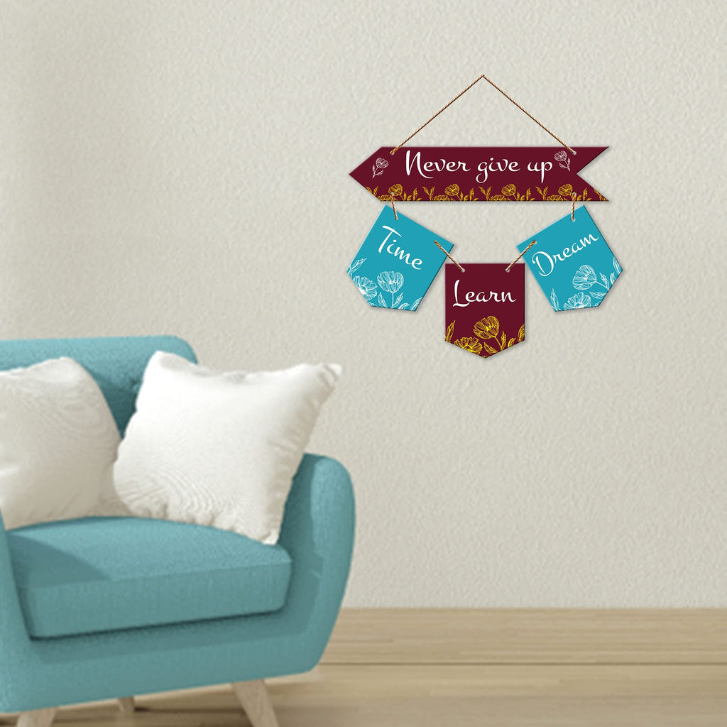 Artvibes Wall Hanging Home Decorative Wall Art for Living room | Bedroom | Gifts | Wall Hanger for Decoration | Modern Decor | Artwork | Wall Sculpture | Signs & PlaquesArt Print (WH_6429NR)