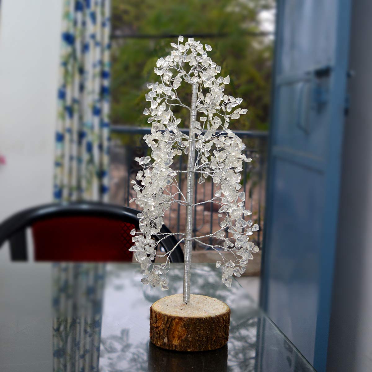 Reiki Crystal Products Clear Quartz Stone Tree 500 Beads Crystal Tree Stone Tree Showpiece