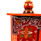 Apka Mart The Online Shop Home Temple | Pooja Mandir Small | Wooden Wall Mounted Puja Unit/Stand - for God, House, Office & Shop - 11 Inch