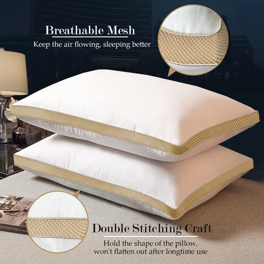 WOODENTELIO Satin Pillow Covers 2 Pack with 3 Free Scrunchies & Black Sleep Eye Mask | Soft Silky Pillowcase for Hair Protection & Beauty Sleep Comfort (Lavender)