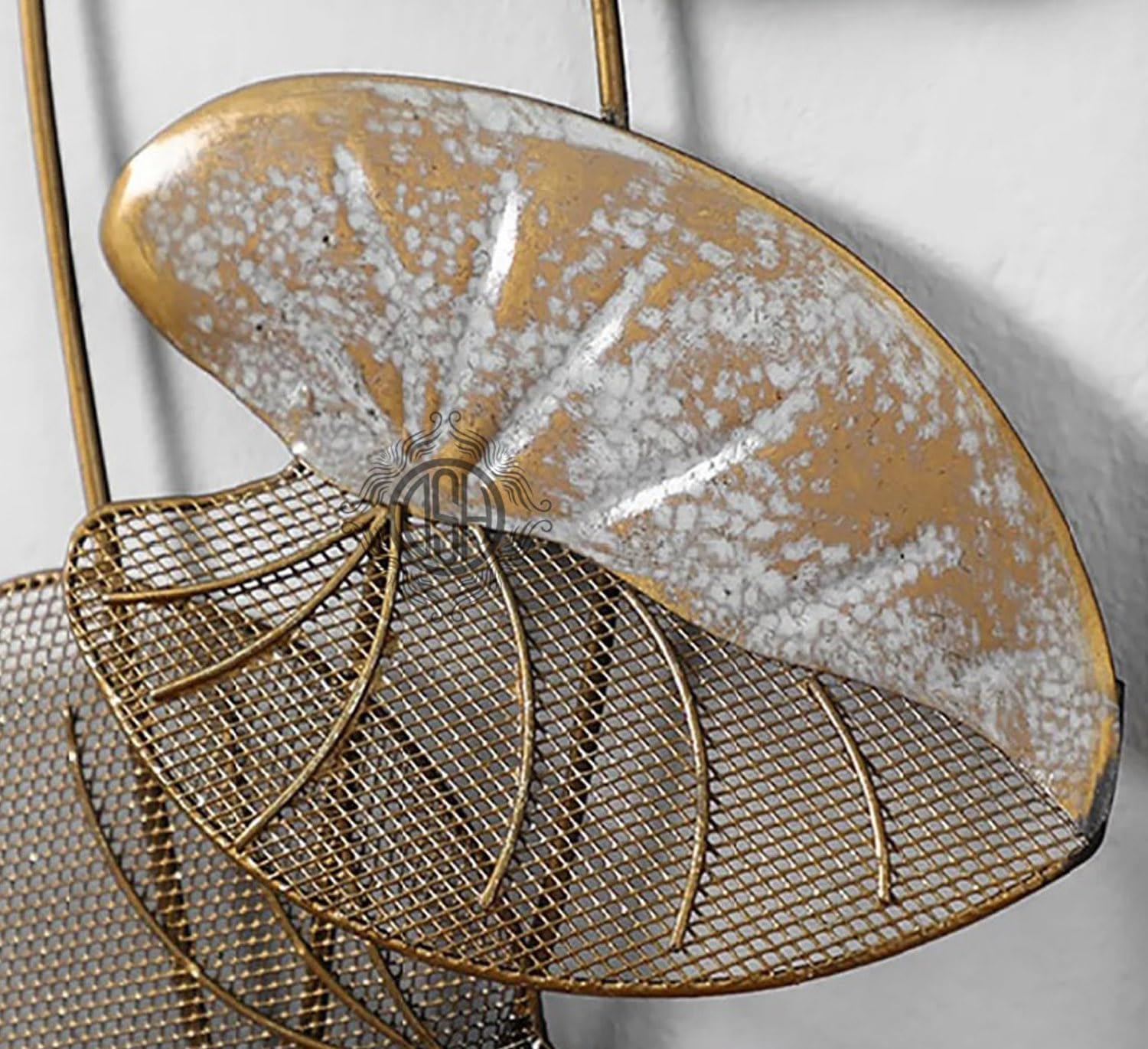 DSH CRAFTING YOUR CURIOSITY Metal Wall Art Wall Sculptures Hanging Perfect For Home Decorations Living Room Bedroom. (05-LOTUS-2P)