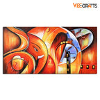 VIBECRAFTS Canvas Paintings for Living Room Drawing Room Beautiful Wall Painting of Lord Ganesha Modern Art Fitted with Wooden Frame for Home|Office|Gift(PTVCH_2291NV)