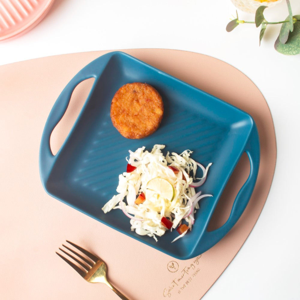 Blue Square Baking Tray Small Nestasia