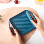 Blue Square Baking Tray Small Nestasia