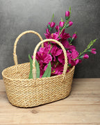 Handwoven Seagrass Gift Hamper Basket for Stylish Home Storage and Decorative Gifting