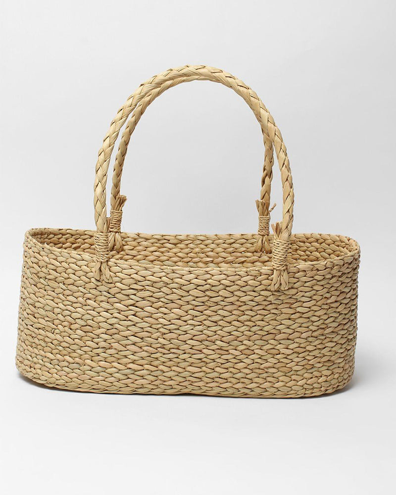 Handwoven Seagrass Gift Hamper Basket for Stylish Home Storage and Decorative Gifting
