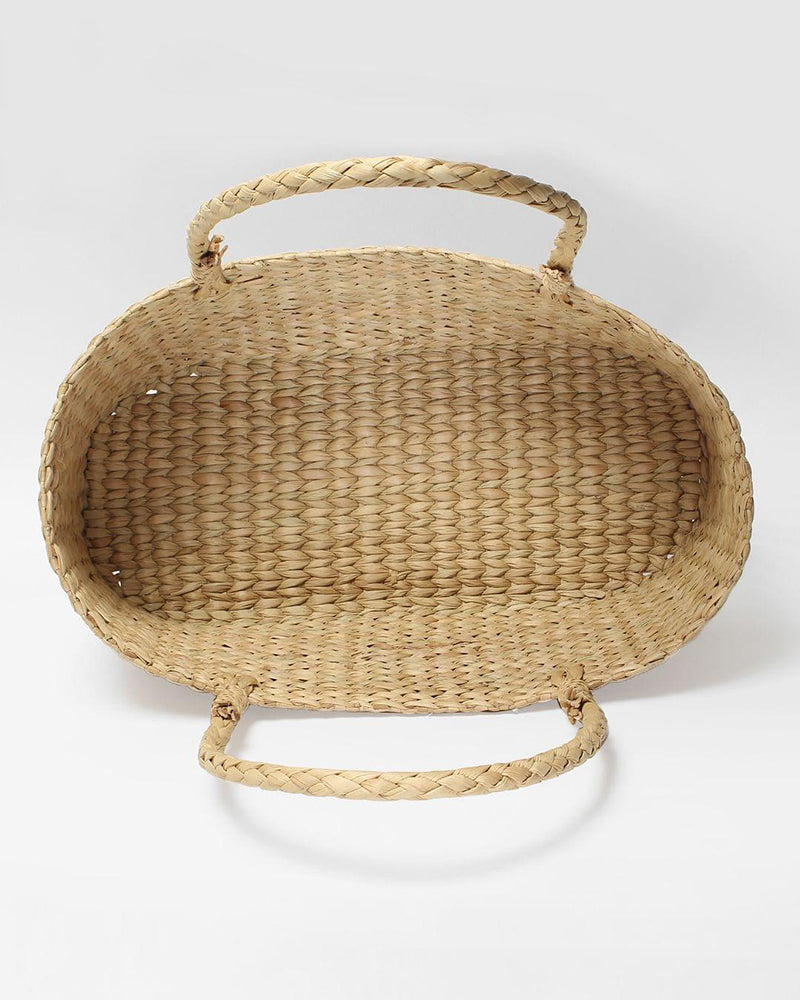 Handwoven Seagrass Gift Hamper Basket for Stylish Home Storage and Decorative Gifting