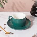 Tranquil Teal Teacup And Saucer