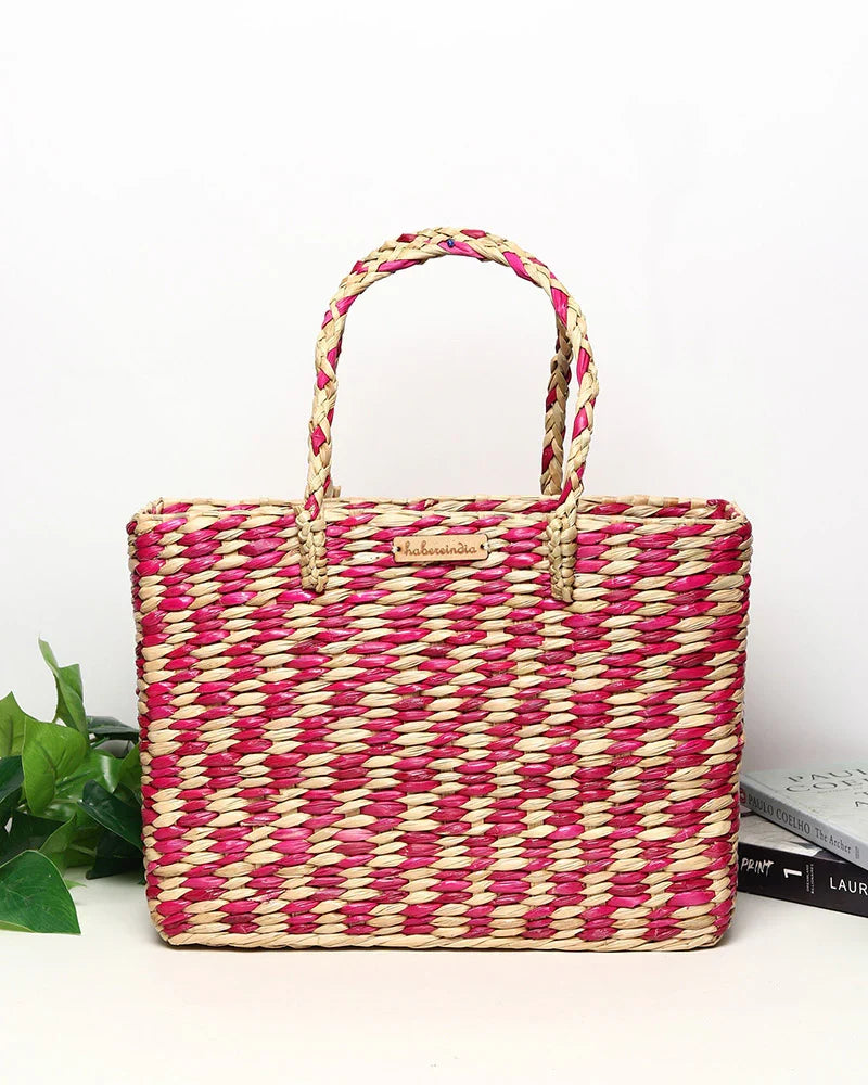 Handmade Boho Seagrass Handbag & Shopping Tote