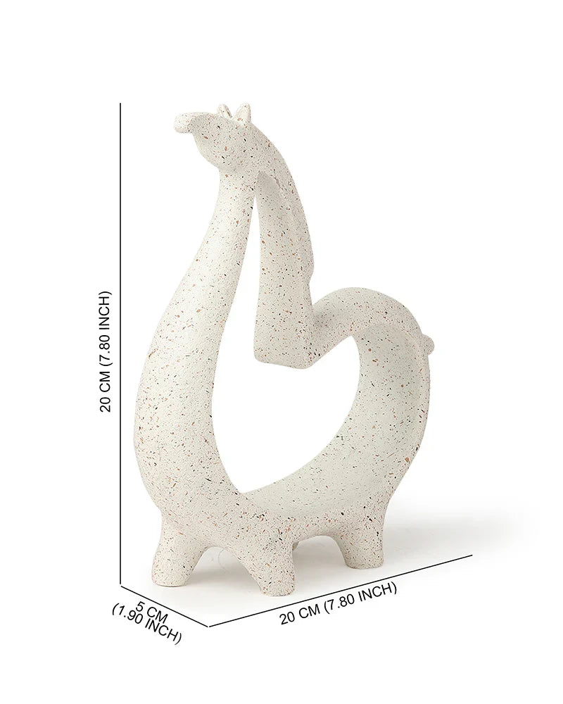 Polypropylene Decorative Animal Figurine for Tabletop and Gift Items
