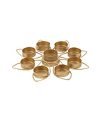 Gold Lotus Flower Tea Light Holder for Living Room and Pooja Room