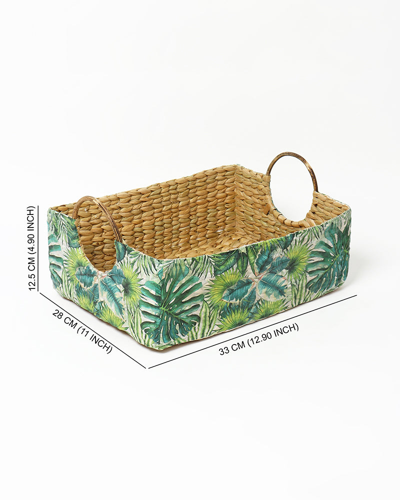 Seagrass Hamper Basket for Multifunctional Storage and Gifting