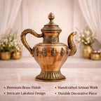 Copper Traditional Ashtalakshmi Kettle Pot (14.5 Inch) Vedansh Craft