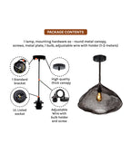Ceiling Hanging Lamp for Living Room and Natural Home Decor