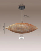 Elegant Rattan Hanging Lamp for Hall and Living Area