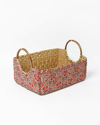 Multipurpose Seagrass Storage Basket with Handles for Kitchen, Living Room, and Office