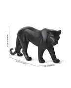 Polypropylene Black Panther Figurine for Home Decor, Hall Display, and Gifts