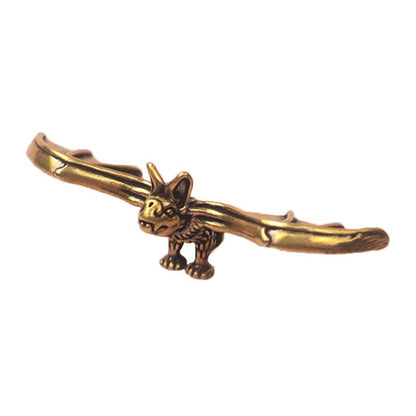 Creative Bat Figurine Brass Craftwork