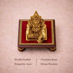 Brass Sitting Kuber Maharaj Idol (4 Inch) Vedansh Craft