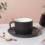 Raven Black Teacup And Saucer